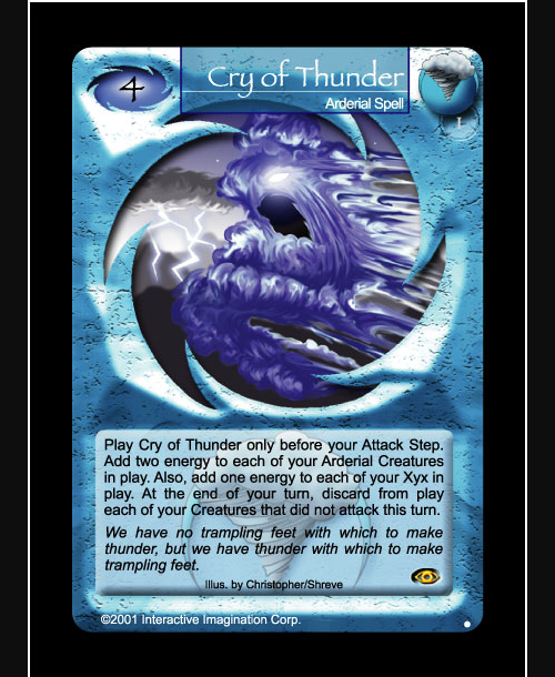 Cry of Thunder - Foil